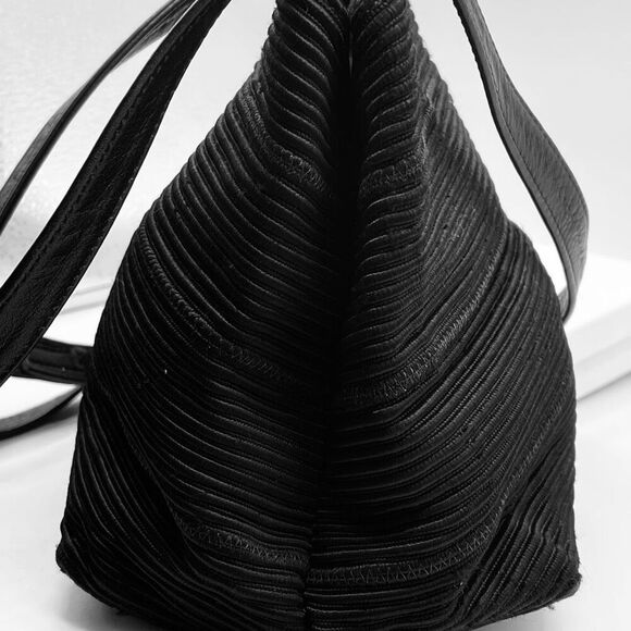 Vintage Americana by Sharif black bucket bag. Repaired handles. - Picture 3 of 8